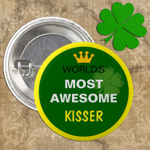 Världen mest Fantastisk - KiSSER, Shamrock /St. Pa Knapp