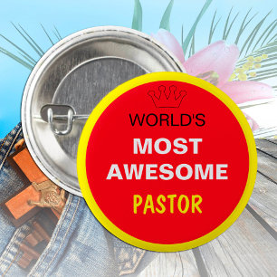 Världen Mest Fantastisk - PASTOR (bästa) Knapp