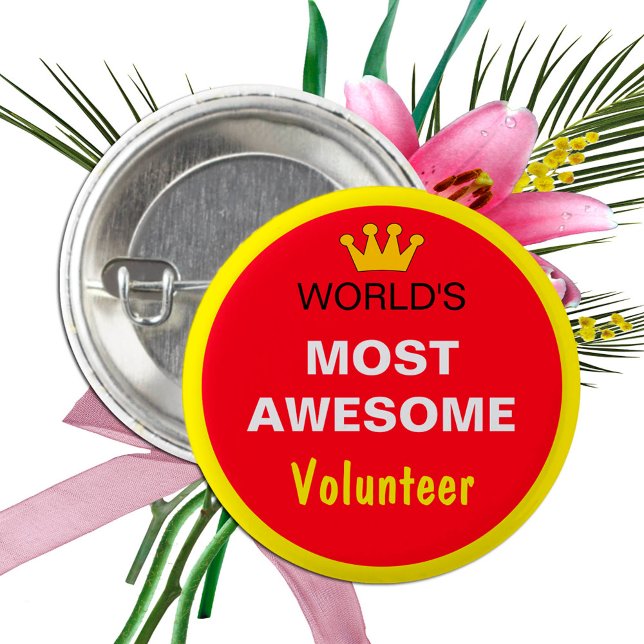 Världen mest Fantastisk - VOLUNTEER (bäst en) Knapp (Skapare uppladdad)
