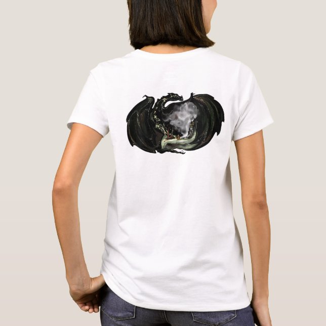 Världen och Dragon T Shirt (Baksida)