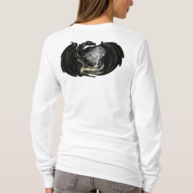 Världen och Dragon T Shirt (Baksida)
