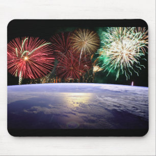 Världen och Fireworks Musmatta