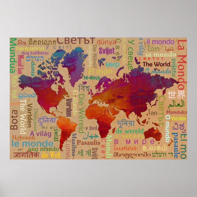Världen Poster (Framsidan)