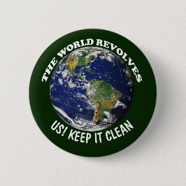 Världen regnar runt om i oss Behålla: Det är en re Knapp