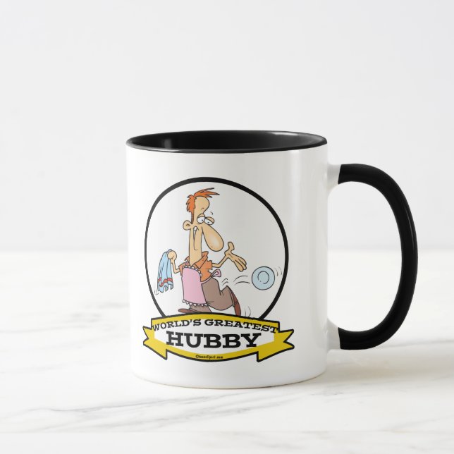 VÄRLDEN STÖRST HUBBY MANAR TECKNAD MUGG (Höger)