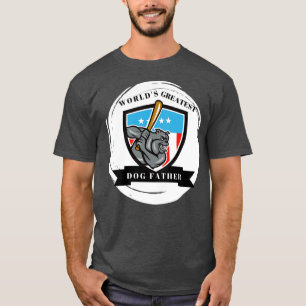 Världen Största Hund Far T Shirt