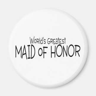 Världen Största Maid of honor Magnet