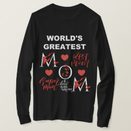 Världen Största Mamma T Shirt