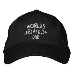 Världen Största Pappa Embroiderade Hat Broderad Keps