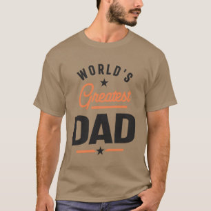 Världen Största Pappa Far och farfar T Shirt