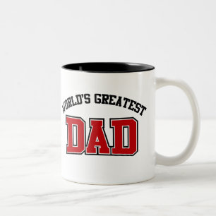 Världen Största Pappa-kaffet Mugg Red