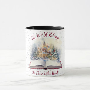 Världen tillhör dem som läser Design Mugg