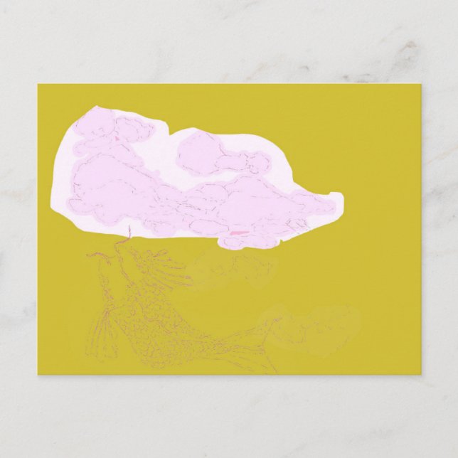 Världen uppifrån och ned vykort (Framsida)