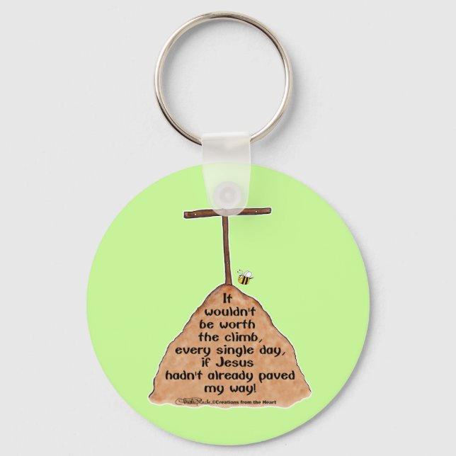 Världen vid klimatet nyckelring (Framsida)