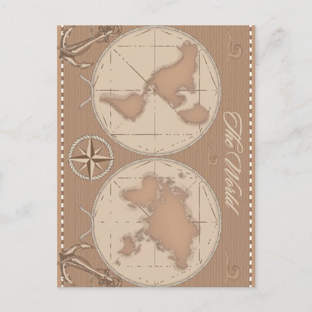 Världen Vykort (Framsida)