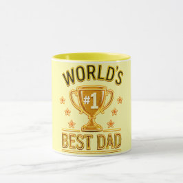 Världens #1 Bästa Pappa Kaffemugg