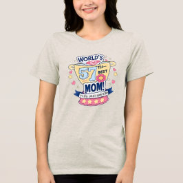 Världens 57:e bästa mamma t shirt