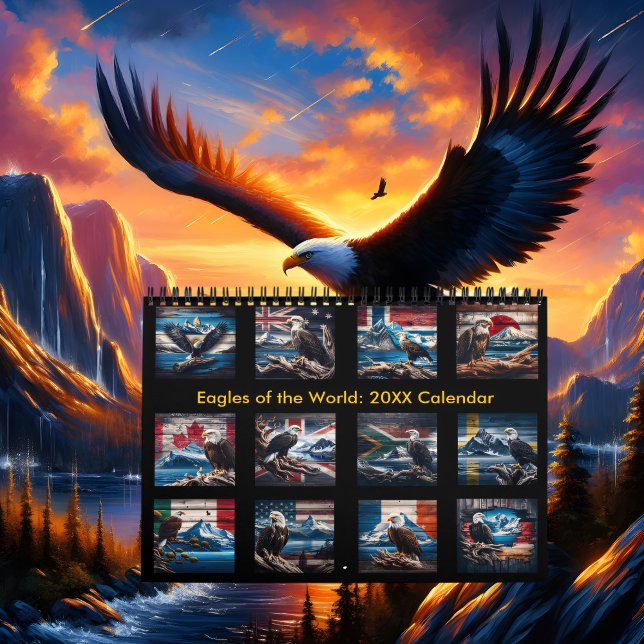 Världens aglar: 2025/2026 Kalender (Skapare uppladdad)