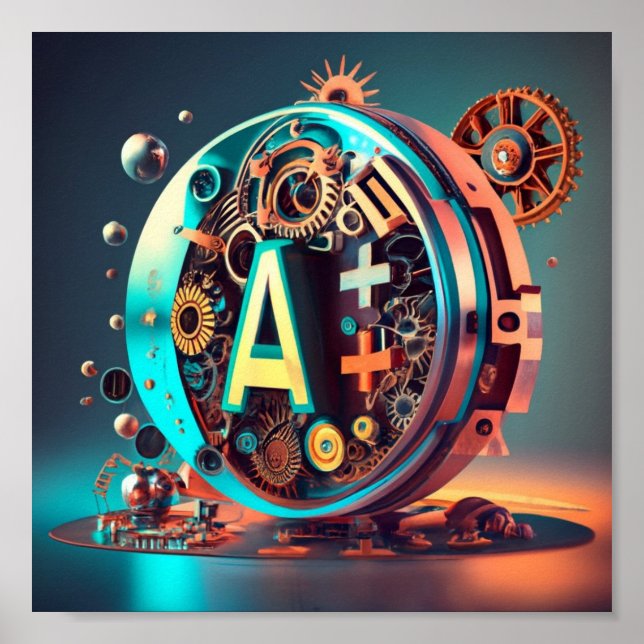 Världens alfabet poster (Framsidan)