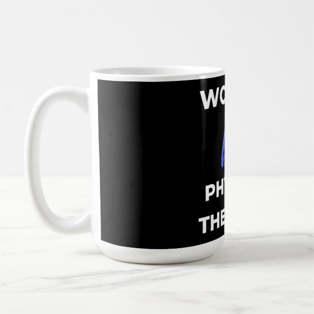 Världens andra bästa fysikterapi kaffemugg (Vänster)