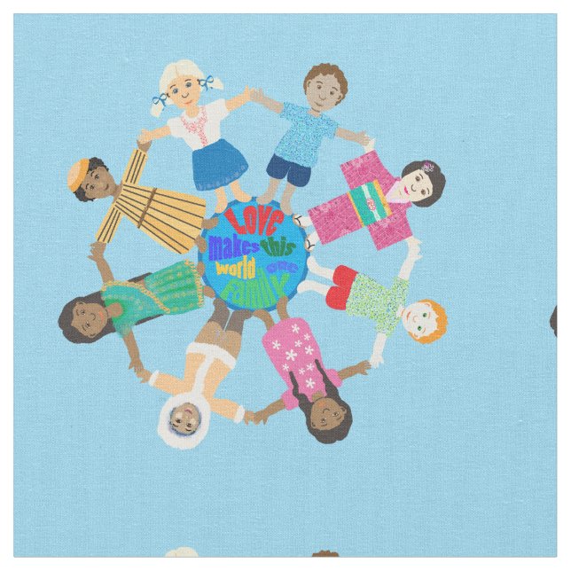 Världens barn tyg (Närbild)