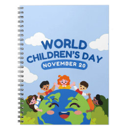 Världens barnedag | 20 november anteckningsbok