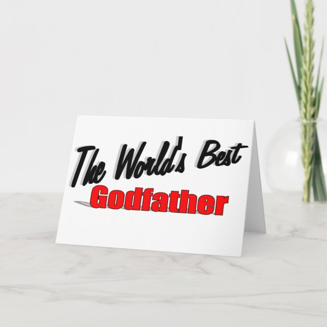 Världens bäst gudfader kort (Framsida)
