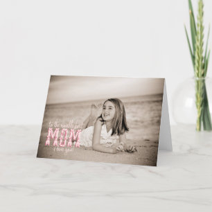 Världens bäst mamma, älskar jag dig! kort