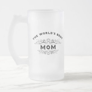 Världens bäst mamma frostat ölglas