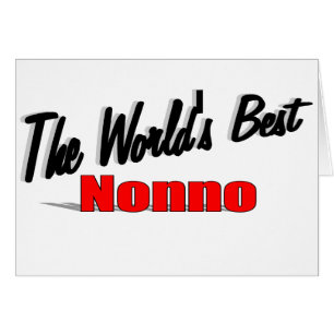 Världens bäst Nonno Hälsningskort