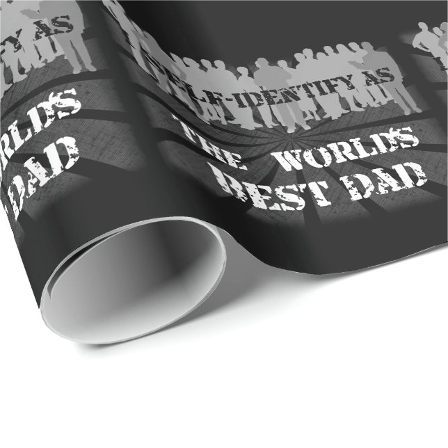 Världens bäst pappa presentpapper (Rullad Hörn)