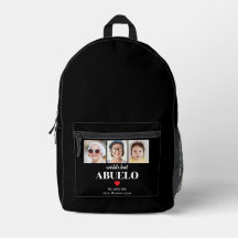 Världens Bästa ABUELO Vi älskar dig 3 Barn Foto Na