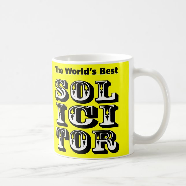 Världens bästa advokat kaffemugg (Höger)