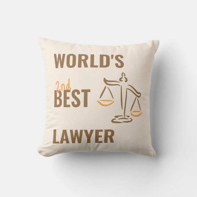 Världens bästa advokat. Kollegernas presentidé. At Kudde (Framsida)