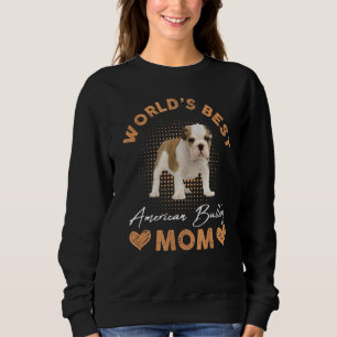 Världens bästa amerikanska bulldog Mamma Hund Mamm T Shirt