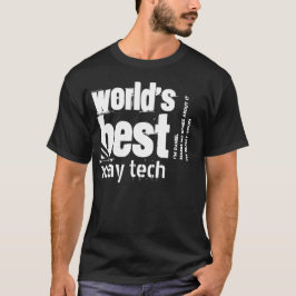 Världens bästa anpassade X-Ray Tech-namn V01 T-shirt