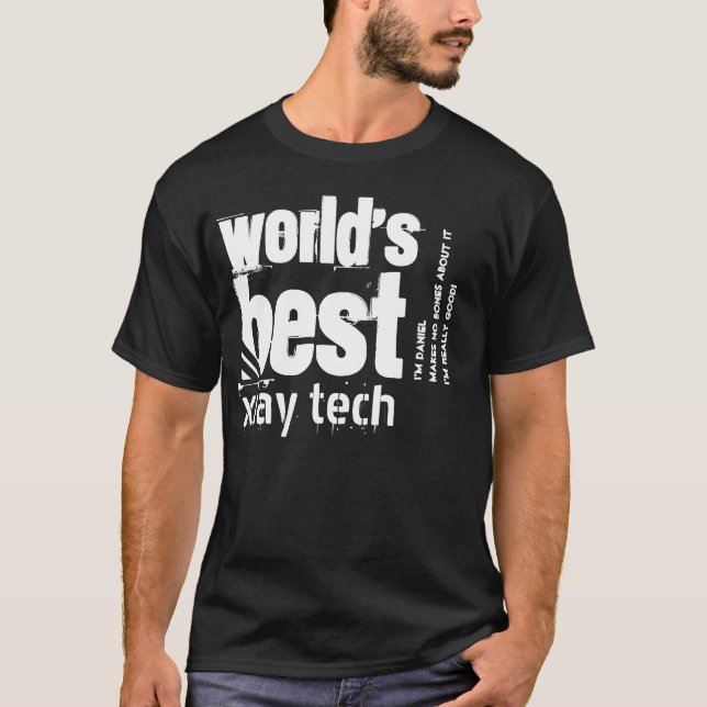 Världens bästa anpassade X-Ray Tech-namn V01 Tröja (Framsida)