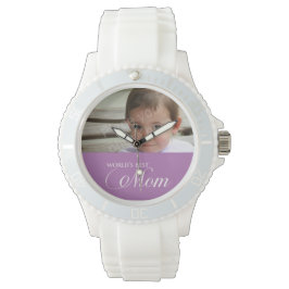Världens bästa anpassningsbar i Mamma-foto Armbandsur