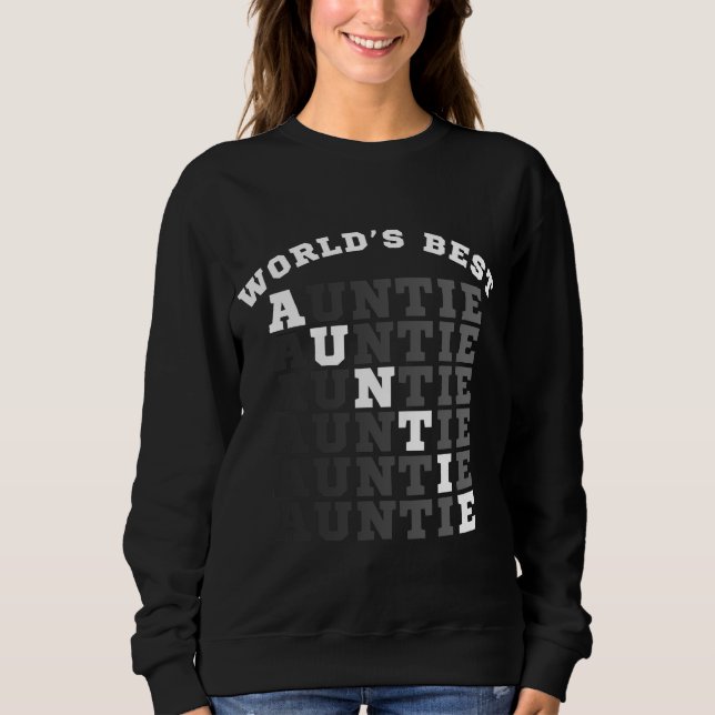 Världens bästa apuntie t shirt (Framsida)