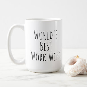 Världens bästa arbetskamrat kaffemugg
