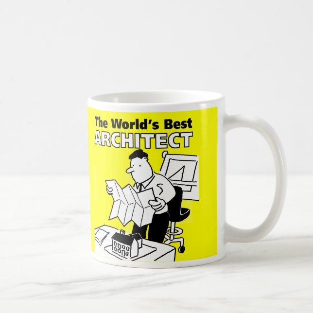 Världens bästa arkitekt kaffemugg (Höger)
