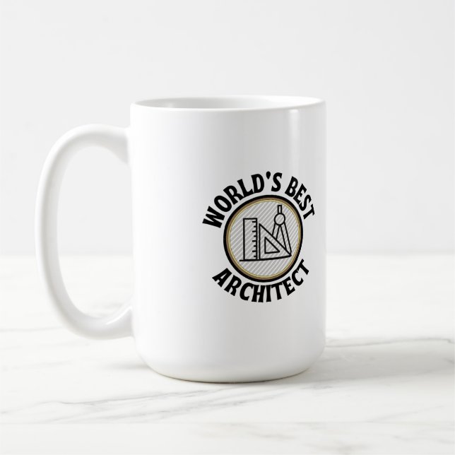 världens bästa arkitekt kaffemugg (Vänster)