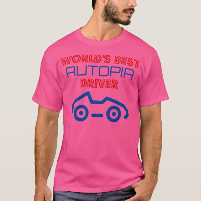 Världens bästa autopilopförare t shirt (Framsida)