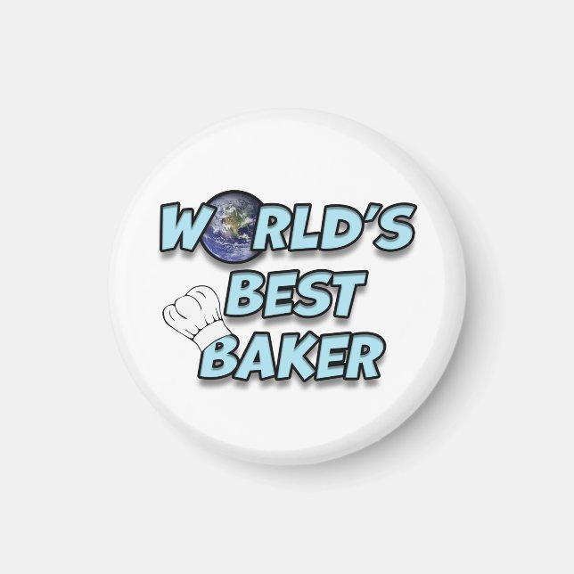 Världens bästa Baker Magnet (Framsidan)