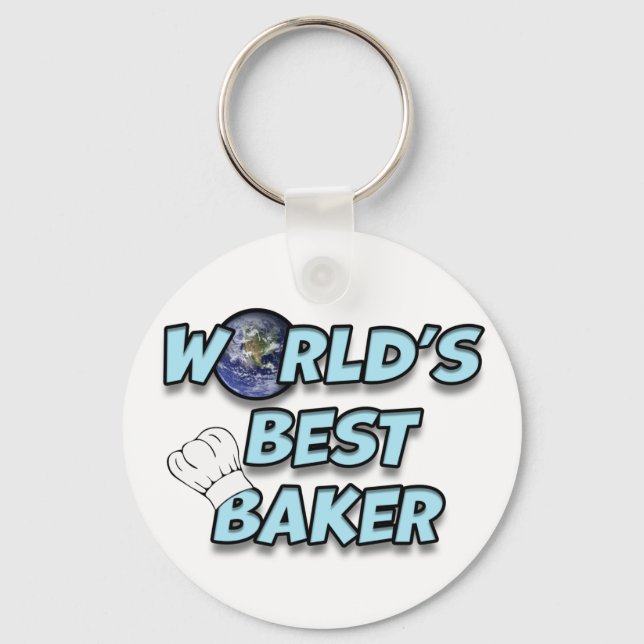 Världens bästa Baker Nyckelring (Framsida)