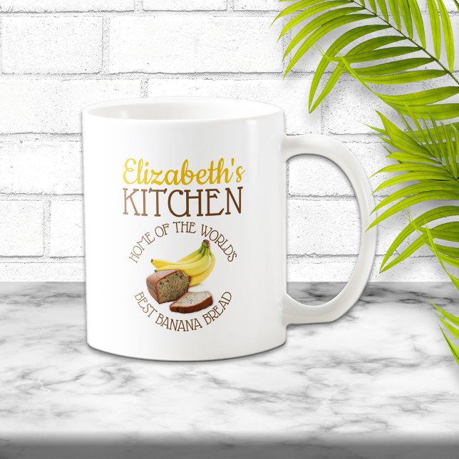 Världens bästa Banana Bread Kaffemugg (Skapare uppladdad)