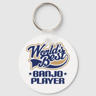 Världens bästa Banjo Player Music Gift Nyckelring