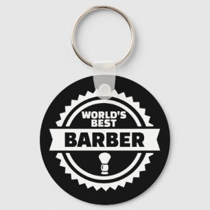 Världens bästa Barber Nyckelring