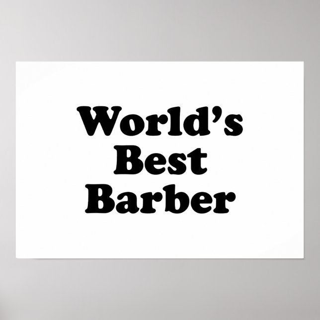 Världens bästa barber poster (Framsidan)