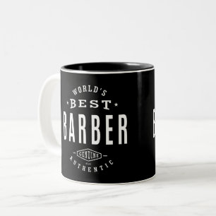 Världens bästa barber Två-Tonad mugg